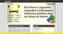 Desktop Screenshot of lagunatur.com.br