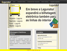 Tablet Screenshot of lagunatur.com.br